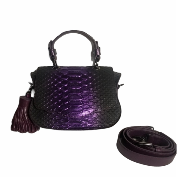 THALE BLANC AUDREY MICRO Metallic Purple Bag - Picture 2 of 16